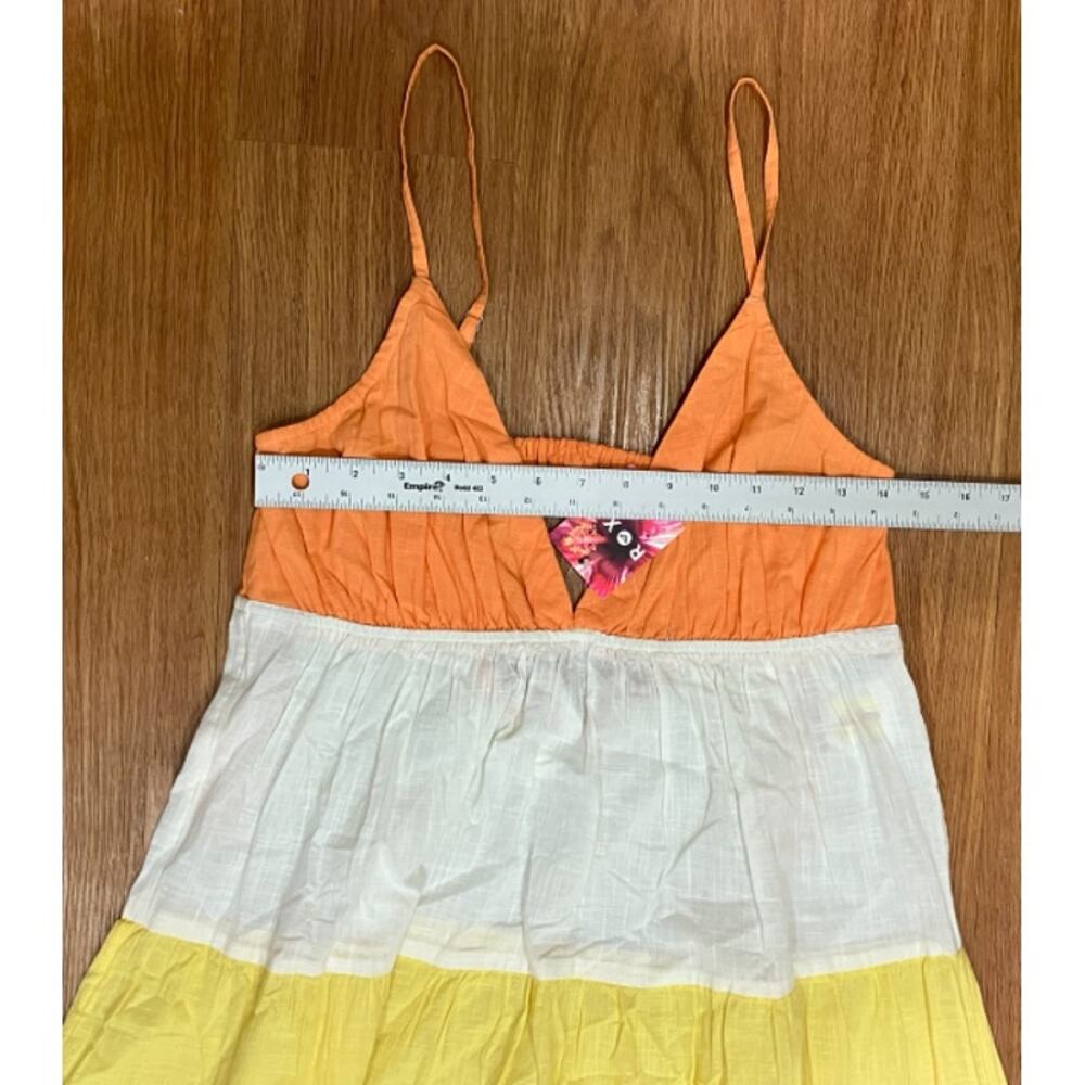 Roxy Juniors' Honolulu Glow Tiered Open-Back Maxi Dress XS - Picture 7 of 7
